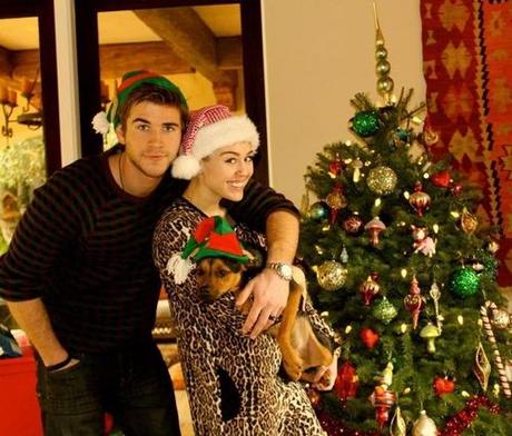 Liam hemsworth miley cirus natale