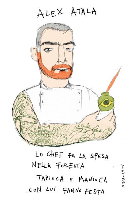 Una ricetta dello chef Alex Atala