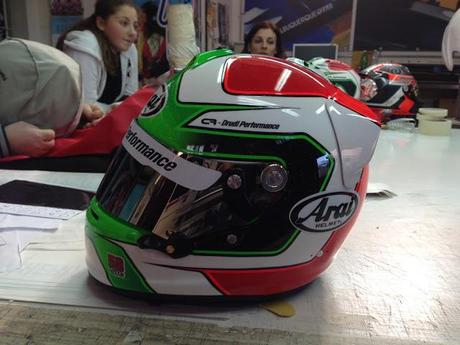 Arai GP-6S D.Giugliano 2012 by CF Design Arai GP-6S D.Giugliano 2012 by CF Design