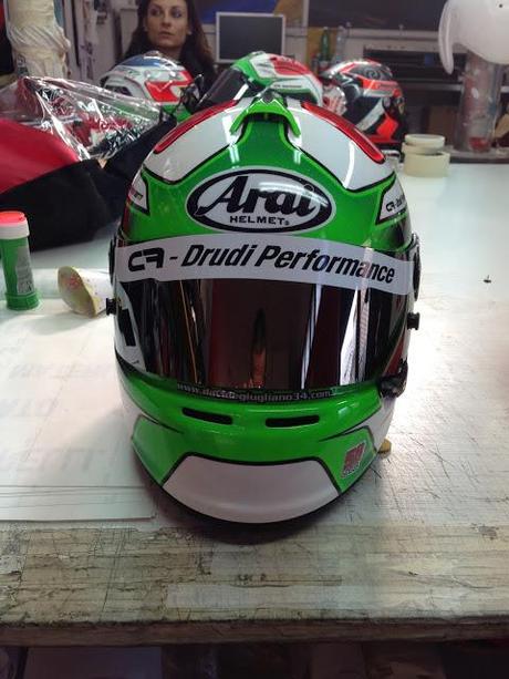Arai GP-6S D.Giugliano 2012 by CF Design Arai GP-6S D.Giugliano 2012 by CF Design