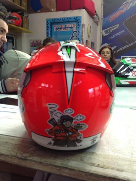Arai GP-6S D.Giugliano 2012 by CF Design Arai GP-6S D.Giugliano 2012 by CF Design