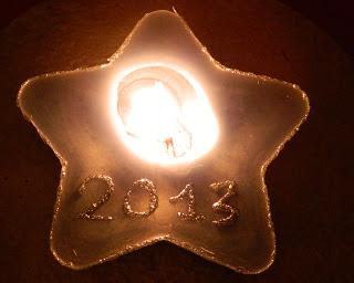 La  mia candela per augurarvi buon 2013!