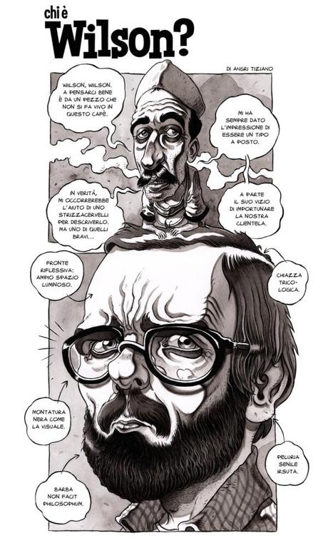 Wilson di Daniel Clowes visto da Tiziano Angri ></div>> LoSpazioBianco Wilson di Daniel Clowes visto da Tiziano Angri