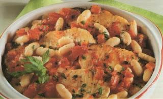 Stufato di pesce con fagioli