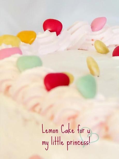 Lemon Cake per i tuoi 4 anni!