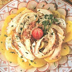 Carpaccio di polpo e patate