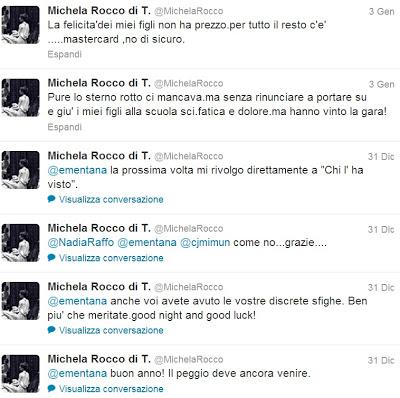 Tra la moglie e Mentana scoppia una Twitter buriana