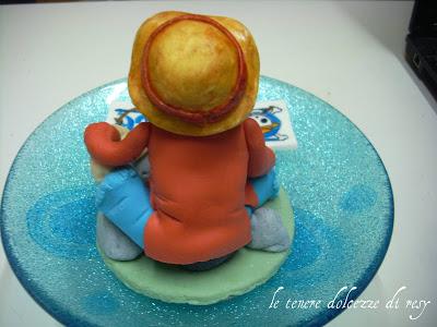 Monkey D. Rufy - One Piece cake topper per Davide