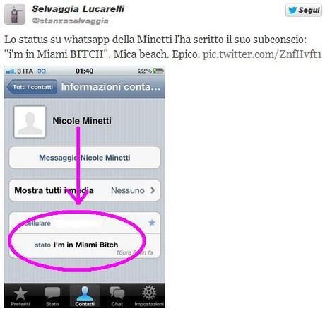 Nicole Minetti torna da Miami BITCH: i commenti epici dei “fans”