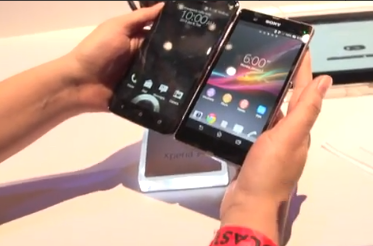 Sony Xperia Z sfida HTC Butterfly, ecco un primo confronto lò