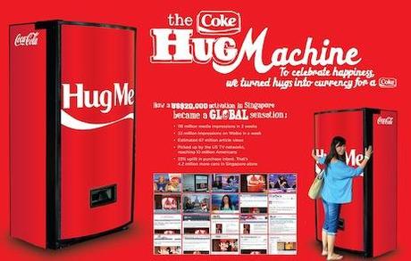 Coca Cola Hug Machine
