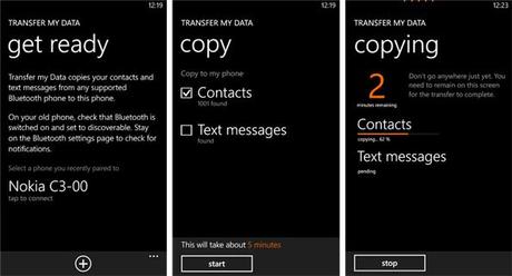 Trasferire contatti e messaggi di testo da Nokia Lumia a Symbian, Android, iOS e BlackBerry