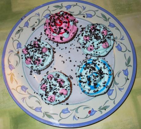 Giornata uggiosa, cupcakes colorati