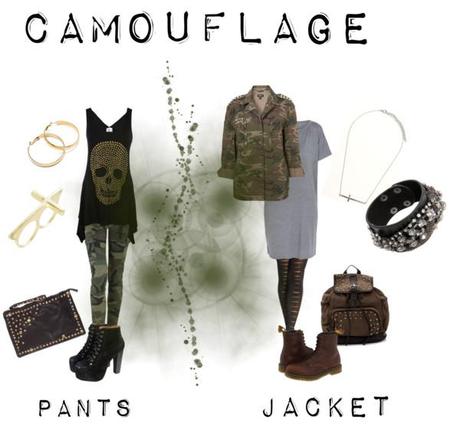 Camouflage - pants and jackets