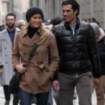 Elena Santarelli e Bernardo Corradi shopping a Milano02