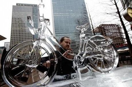 The London Ice Sculpting Festival Returns To Canary Wharf