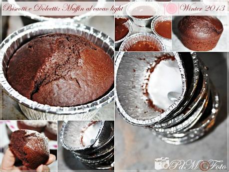 Muffin al cacao, ricetta light senza burro né uova