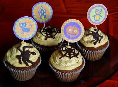 Waiting for Halloween ... cupcakes alla zucca