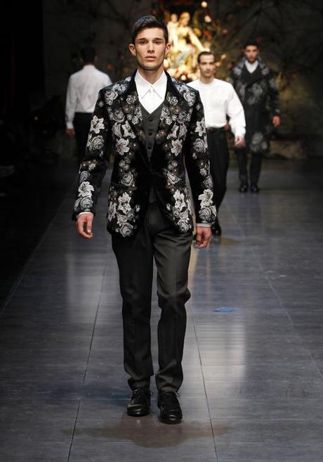 DOLCE E GABBANA MEN FASHION SHOW FW 2013 2014 DOLCE E GABBANA MEN FASHION SHOW FW 2013 2014