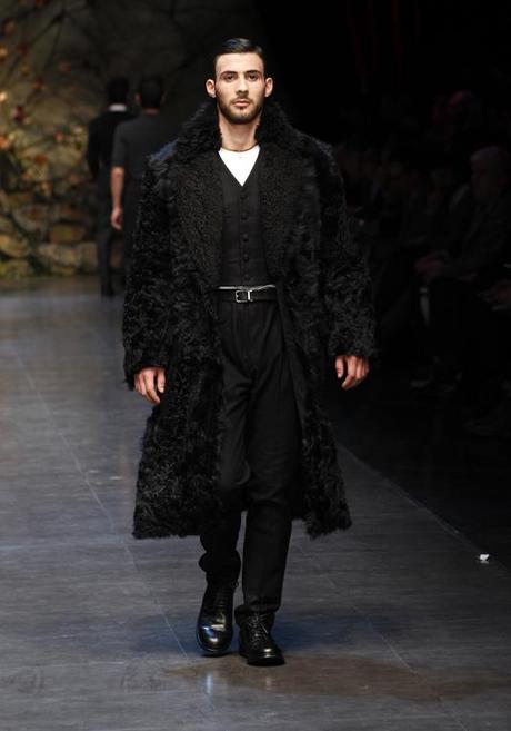 DOLCE E GABBANA MEN FASHION SHOW FW 2013 2014 DOLCE E GABBANA MEN FASHION SHOW FW 2013 2014