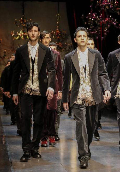 DOLCE E GABBANA MEN FASHION SHOW FW 2013 2014 DOLCE E GABBANA MEN FASHION SHOW FW 2013 2014