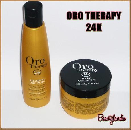 ORO THERAPY 24k- Recensione Shampoo e Maschera Oro Puro-