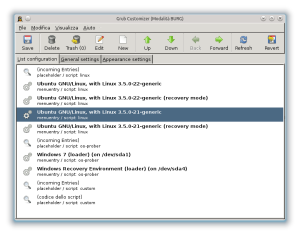 Rilasciata la versione 3.0.4 di Grub-Customizer grub-customizer