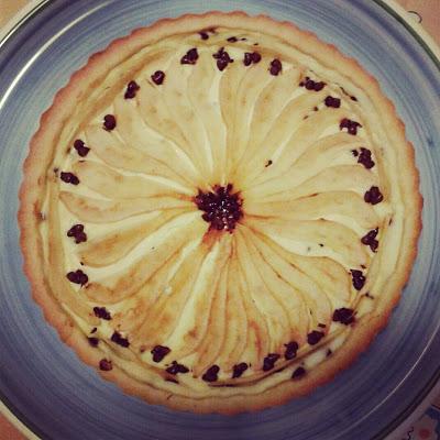 CROSTATA RICOTTA, PERE E CIOCCOLATO CROSTATA RICOTTA, PERE E CIOCCOLATO