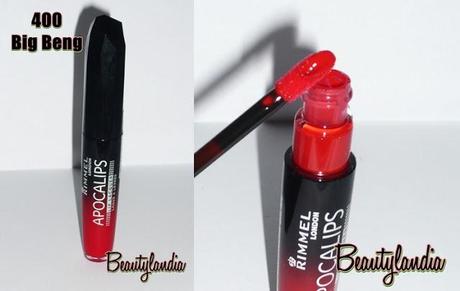 RIMMEL LONDON- Apocalips Lip Laquer 201-301-303-400-401-600-601 swatches e review- RIMMEL LONDON- Apocalips Lip Laquer 201-301-303-400-401-600-601 swatches e review-