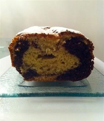 Per te Marta: Plumcake variegato al cioccolato e yogurt