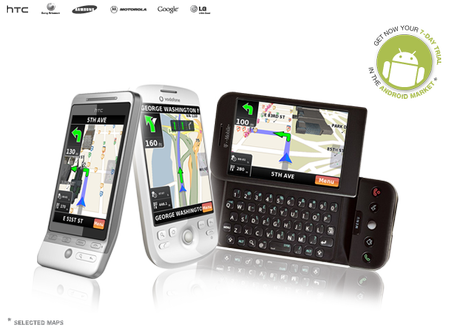 android phones Navigatore Satellitare per Android