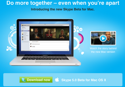 Skype 5.0 (beta) per MAC
