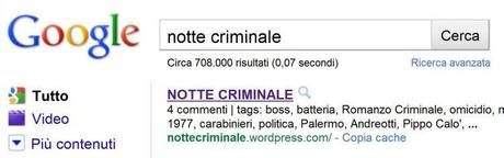 Notte Criminale: tu cosa cerchi oggi?