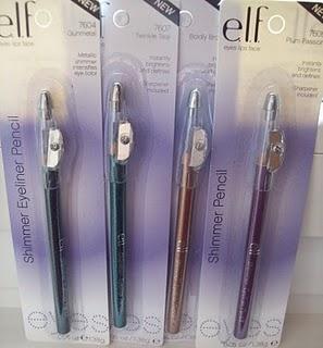 Shimmer eyeliner pencil by Elf