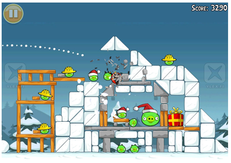 Screen shot 2010 11 27 at 21.23.02 Angry Birds Christmas Edition: ecco come sarà