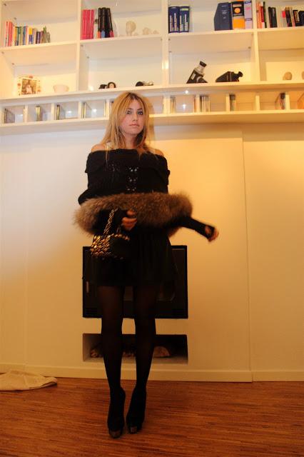 A home-made poncho A home-made poncho