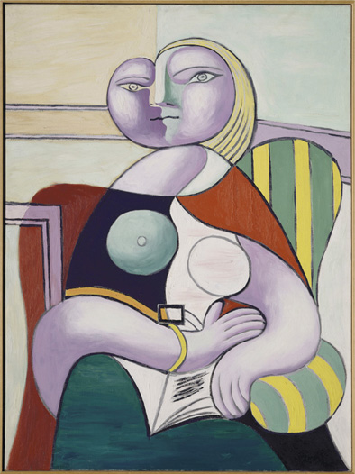 LA LECTURE 2 gennaio 1932, Boisgeloup Olio su tela, cm 130 x 97,5 Masterpiece from the Musée National Picasso Paris to be held at Palazzo Reale in Milan from September 2012 to January 2013 © Succession Picasso by SIAE 2012