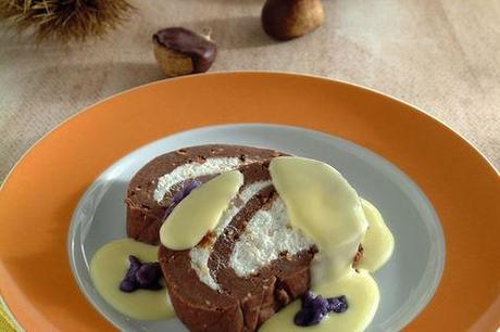 Rotolo di castagne con cioccolato e croccante rotolo_castagne_ciocc