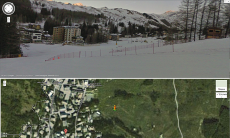 Google Street View anche sulle piste da sci