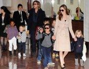 Jolie Pitt e figli