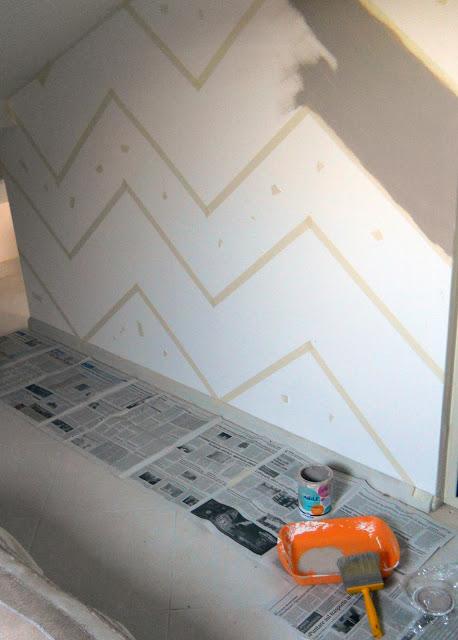 Project Chevron Wall: Painting!