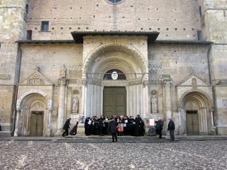 Omaggio al Maestro sul Sagrato del Duomo di Fidenza