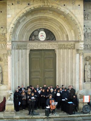 Omaggio al Maestro sul Sagrato del Duomo di Fidenza