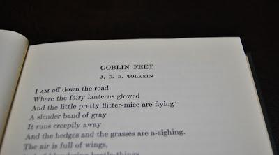 Goblin Feet di Tolkien in The Open Door to poetry, edizione americana 1931