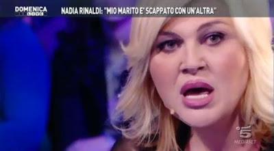 Nadia Rinaldi si sfoga a Domenica Live: mio marito è una mer**ccia