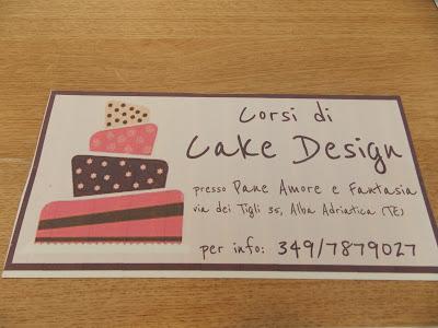 Cake design........prima lezione!!!