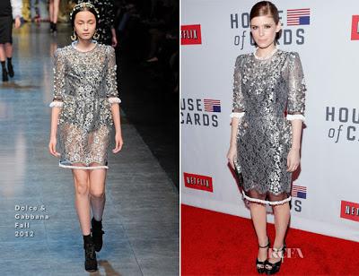 Kate Mara in Dolce & Gabbana at ‘House Of Cards’ New York Premiere