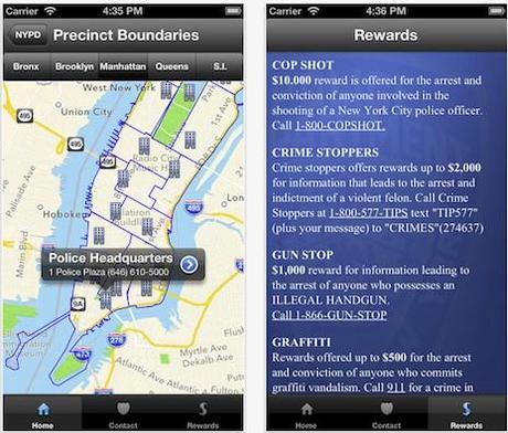 Anche la Polizia di NYC... c'è un app per quella