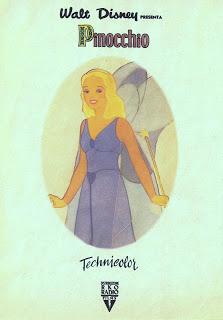 PINOCCHIO TECHNICOLOR WALT DISNEY - BALILLA 1940 PINOCCHIO TECHNICOLOR WALT DISNEY - BALILLA 1940