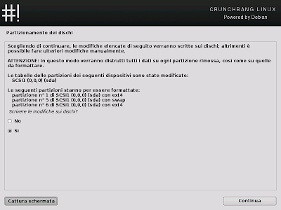Installazione e prova di Crunchbang Linux 11